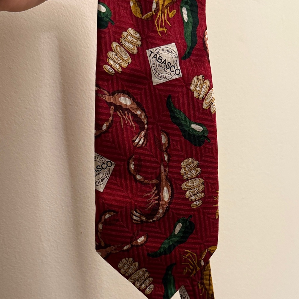 Tabasco Red and‎ Green Novelty Tie